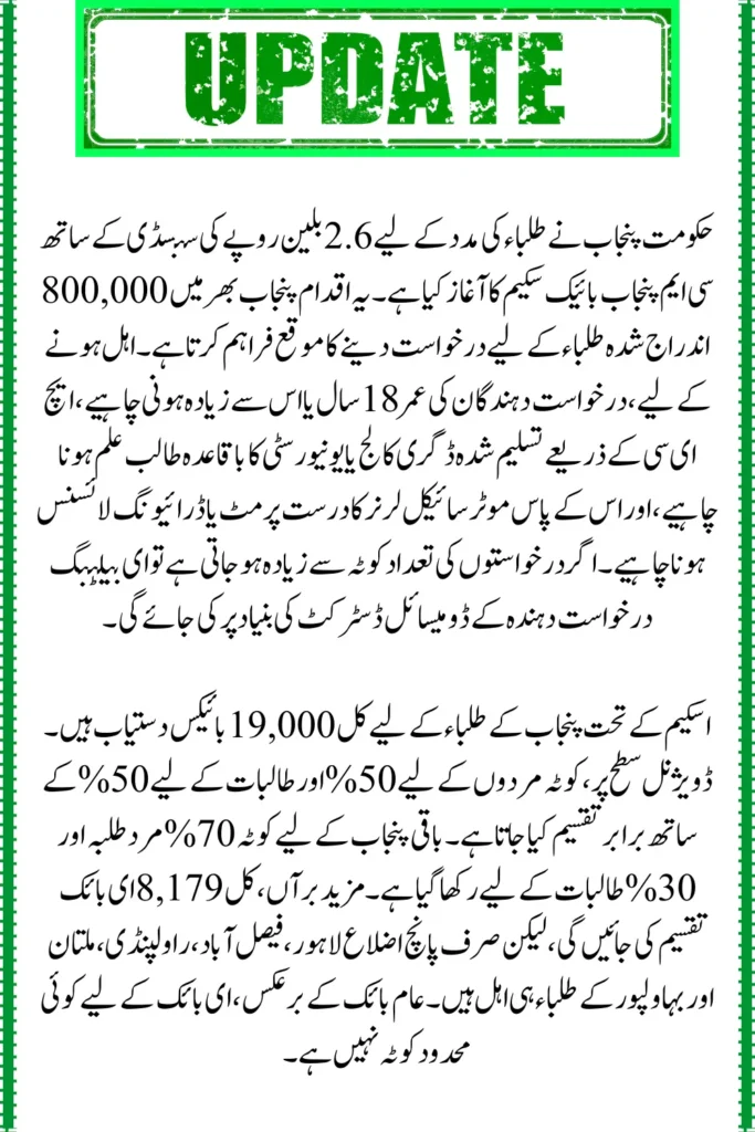 Cm Punjab Expands Bike Scheme 27,000 Bikes Now Available For Women Students Know Details