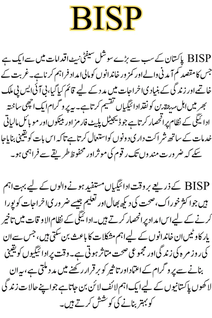 BISP November Payment Issues,Causes and Solutions Explained