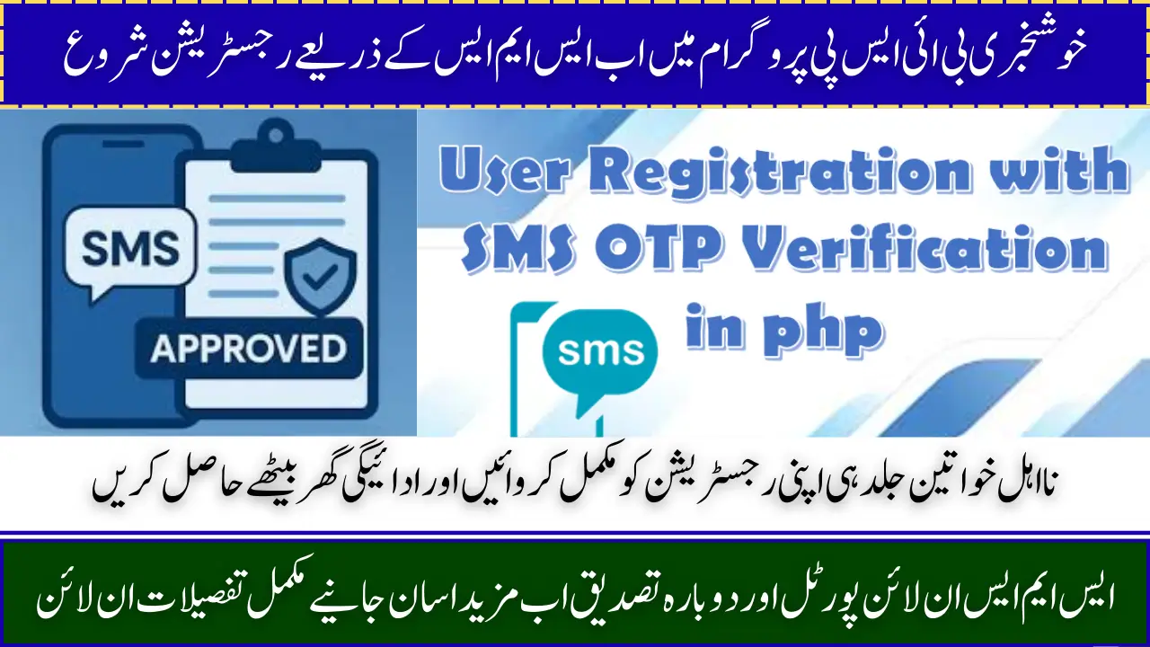 BISP 8171 Registration via SMS, Check Your Eligibility Online