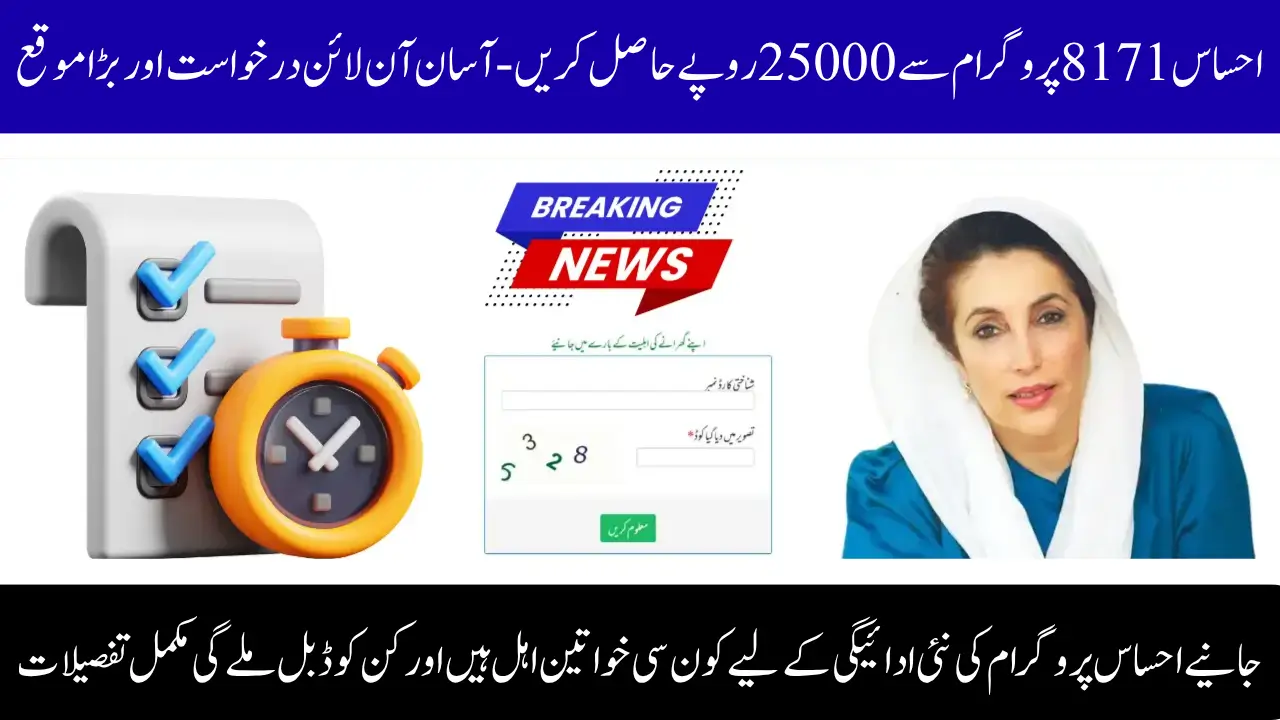 Ehsaas 8171 New Payment 2025, Complete Guide to Verify and Track Your Amount