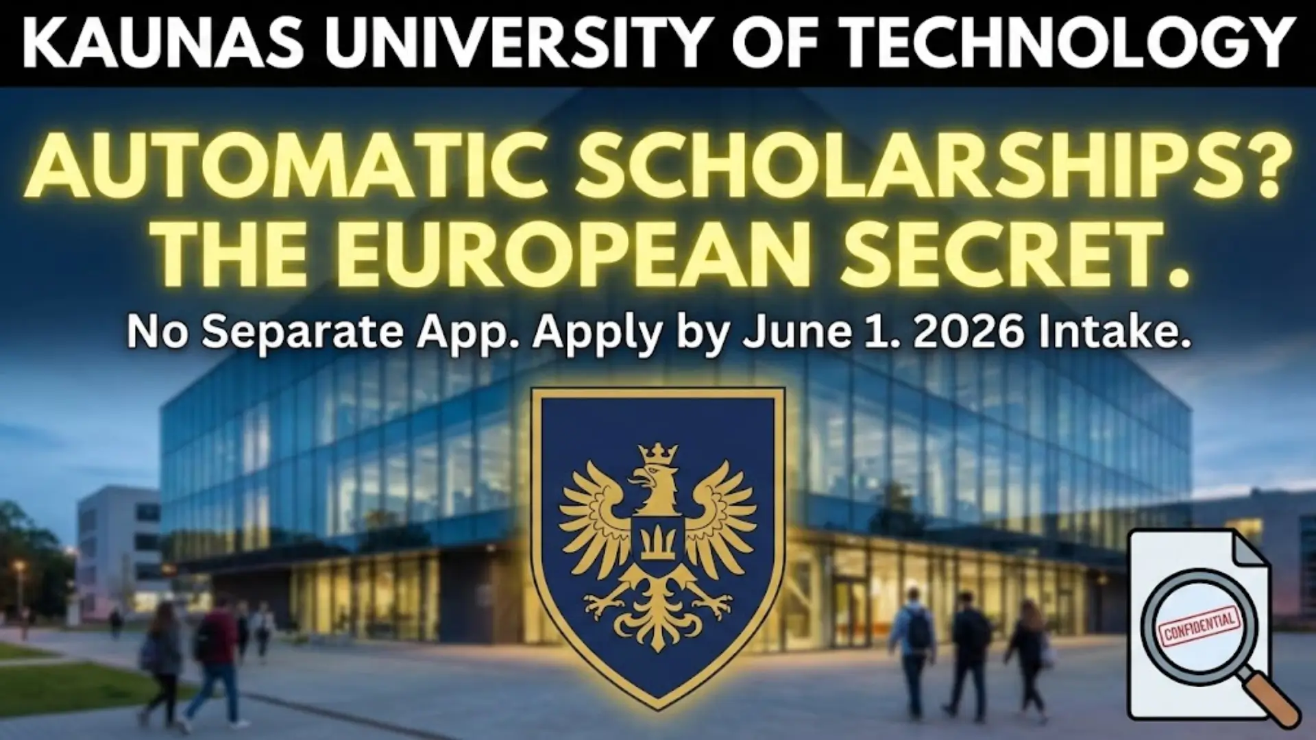 Kaunas University of Technology Admissions 2026: Programs, Scholarships, Eligibility, and Application Guide